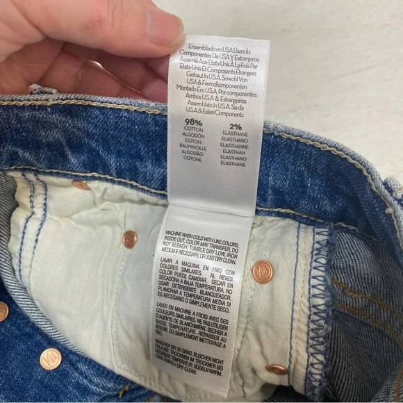 Mother Superior Trickster Ankle Cryin' On Holy Ground Straight Jeans Distressed - Picture 6 of 9